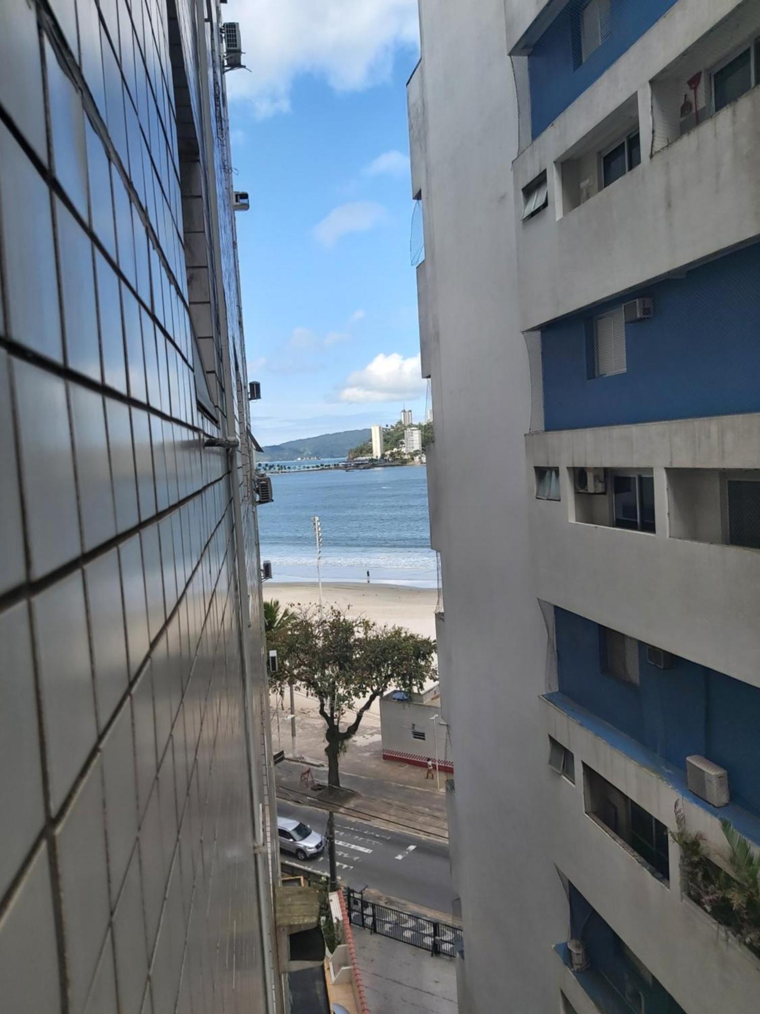 Apto Pe Na Areia São Vicente Kamer foto