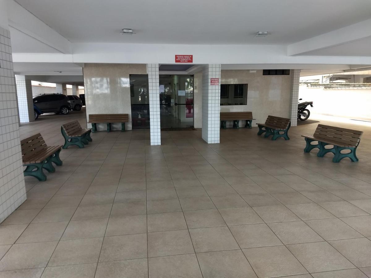 Apto Pe Na Areia São Vicente Buitenkant foto